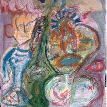 Painting titled "Untitled - 21" by Nick Mancuso, Original Artwork, Oil