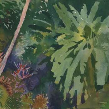 Painting titled "Bananas Gofito" by Carl Aldana, Original Artwork, Other