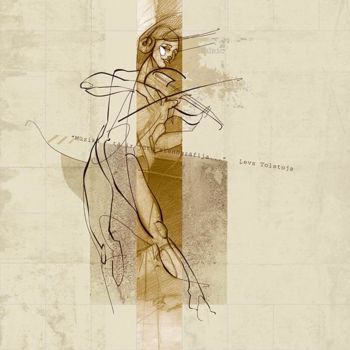 Dessin intitulée "Classic music | Col…" par Julia Kulgayeva, Œuvre d'art originale, Photographie numérique