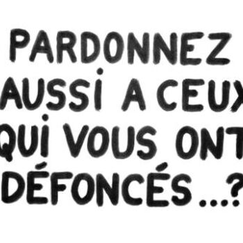 Painting titled "PARDONNEZ" by Toytoy, Original Artwork