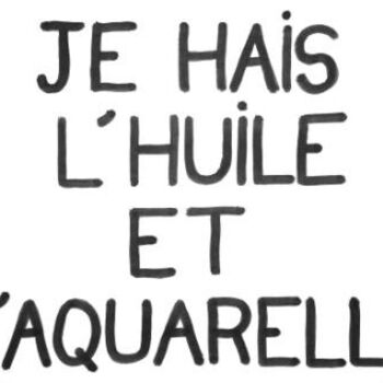 Painting titled "AQUARELLE" by Toytoy, Original Artwork