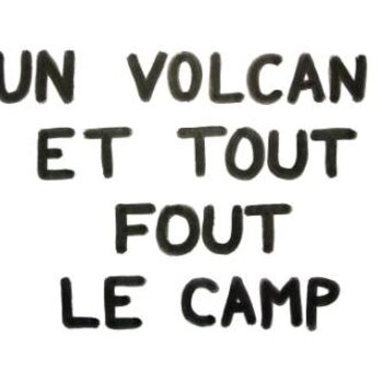 Painting titled "VOLCAN" by Toytoy, Original Artwork