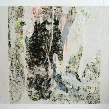 Peinture intitulée "Mémoire du Temps N°5" par Anne-Marie Mary, Œuvre d'art originale, Huile