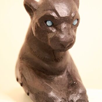 Sculpture titled "The crown " Panther…" by Alexey Kriventsov, Original Artwork