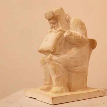 Sculpture titled "" In the bus"" by Alexey Kriventsov, Original Artwork