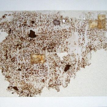 Peinture intitulée "mémoire du temps N°6" par Anne-Marie Mary, Œuvre d'art originale, Acrylique