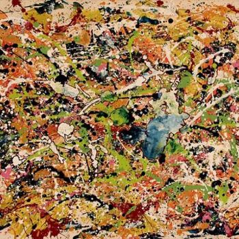 Painting titled "trouvez les tâches !" by Benoit !, Original Artwork, Oil