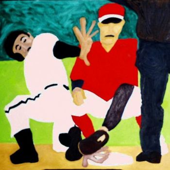 Malerei mit dem Titel "Safe!" von Jan Wall, Original-Kunstwerk, Öl
