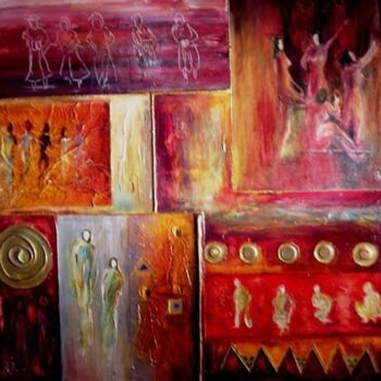 제목이 "Inspiration colorée"인 미술작품 Bernard Courtalon (courtaloni)로, 원작, 기름