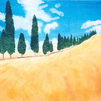 Peinture intitulée "A LA QUEUE LEU LEU" par Dany Champeme, Œuvre d'art originale, Huile