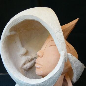 Sculpture titled "Gaïa et Ouranos" by Pascal Borgo, Original Artwork