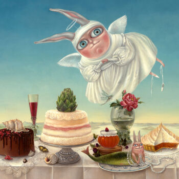 Pintura titulada "Name Day. Original…" por Irena Aizen, Obra de arte original, Acrílico