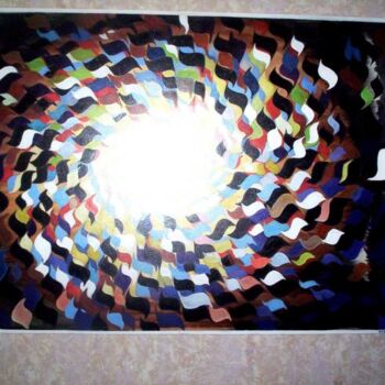 Peinture intitulée "EMBRYON AU YOD" par Pierre Isaac Gozlan, Œuvre d'art originale