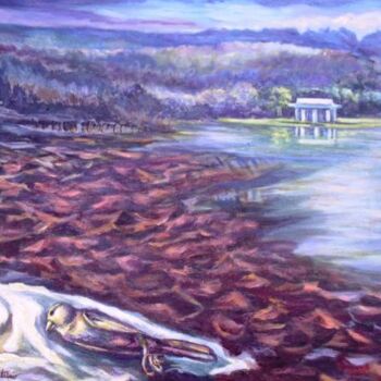 Painting titled "Déséquilibre de l'e…" by Eduardo Antonio Arêas Rêgo Monteiro, Original Artwork, Oil