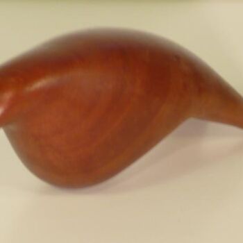 Scultura intitolato "Oiseau - sans ailes" da Max Bernard, Opera d'arte originale, Legno