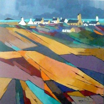 Painting titled "Sein" by Pierre Caron, Original Artwork, Oil