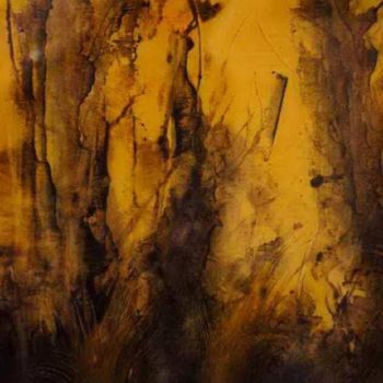 Painting titled "Hanging rocks" by Mike Healey, Original Artwork