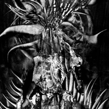 Painting titled "Wood Creature" by Mike Healey, Original Artwork