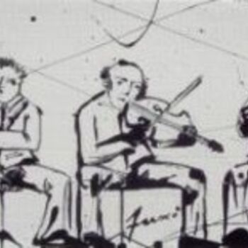 Pintura intitulada "ORQUESTRA" por Mário Fresco, Obras de arte originais, Óleo