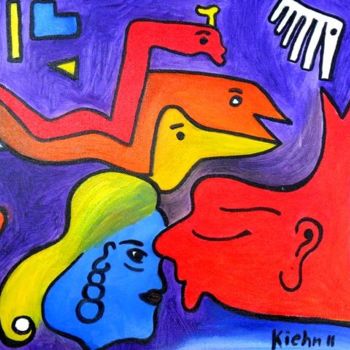Ζωγραφική με τίτλο "lovestory 5" από Georg Kiehn, Αυθεντικά έργα τέχνης