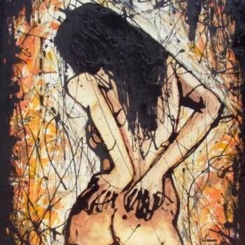 Pintura intitulada "DEOLINDA" por Mário Fresco, Obras de arte originais, Óleo