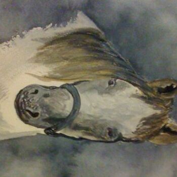 Pintura intitulada "Aquarelle_(50).jpg" por Patrice Brunet, Obras de arte originais