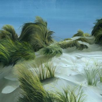 Peinture intitulée "la dune" par Jany Roberts, Œuvre d'art originale