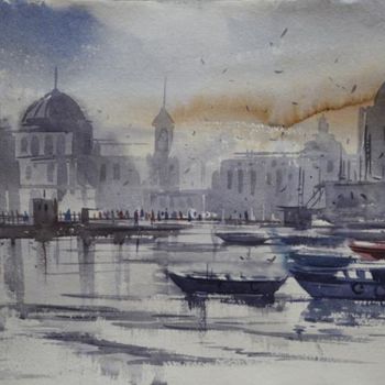 Painting titled "Lakhe" by Kishore Singh, Original Artwork, Oil