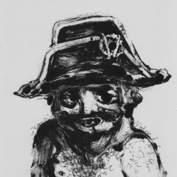 Artisanat intitulée "Le bicorniaud." par Frhégo, Œuvre d'art originale