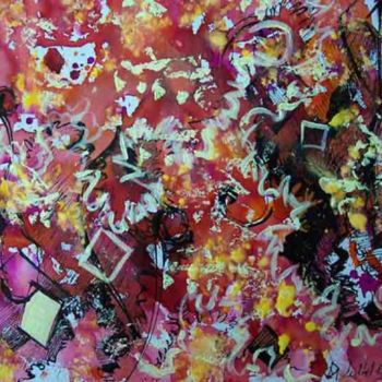 Pintura intitulada "Musicale" por Diane Medus, Obras de arte originais, Acrílico