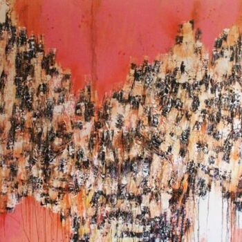 Ζωγραφική με τίτλο "From Wounds To Wisd…" από Sio Montera, Αυθεντικά έργα τέχνης, Λάδι