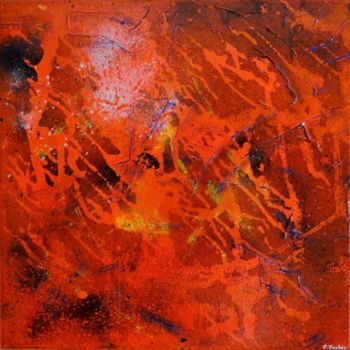Peinture intitulée "Empreintes" par Joel Jambou, Œuvre d'art originale, Huile