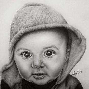 Drawing titled "karakalem" by Ercan Sebat, Original Artwork