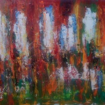 Pintura intitulada "Mirage" por Patrice Brunet, Obras de arte originais