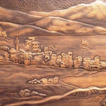 Design titled "Old Tiberias (part)" by Sapir Gelman, Original Artwork