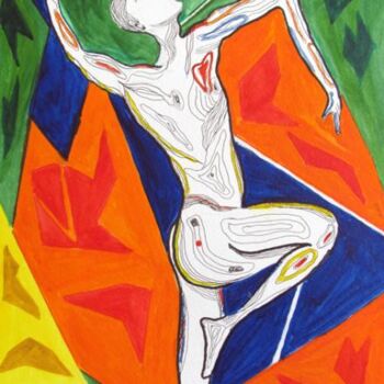 数字艺术 标题为“painting-Ecstacy-wa…” 由Sesha, 原创艺术品, 油