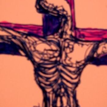 Painting titled "Jesus Christ" by Adel Al-Abbasi, Original Artwork