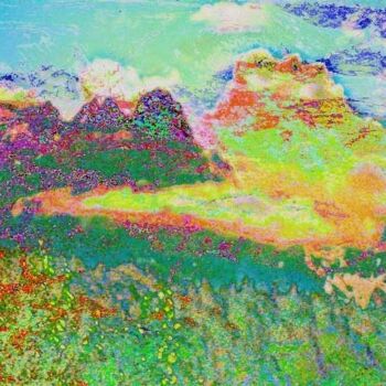 Digital Arts titled "Summer Currents 10" by Ken Grzesik, Original Artwork, Digital Painting