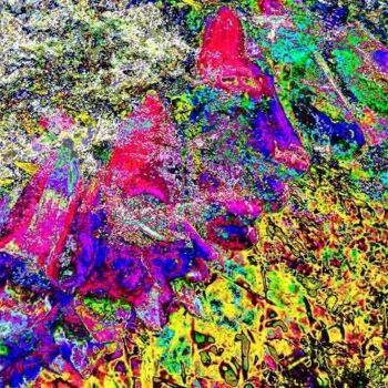 Digitale Kunst getiteld "Summer Currents 13" door Ken Grzesik, Origineel Kunstwerk, Digitaal Schilderwerk