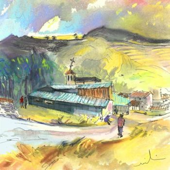 Peinture intitulée "Los Olmos de Penafi…" par Miki De Goodaboom, Œuvre d'art originale, Huile