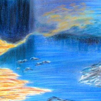 Digitale Kunst getiteld "Nature Bound" door Sesha, Origineel Kunstwerk, Olie