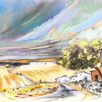 绘画 标题为“Ribera del Duero 13” 由Miki De Goodaboom, 原创艺术品, 油