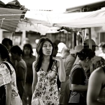 Fotografia zatytułowany „Mercato di Bishkek” autorstwa Paolo Demaldè, Oryginalna praca