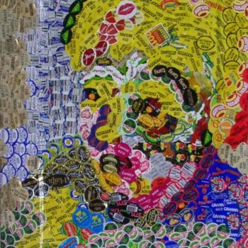 Peinture intitulée "fructus légumus" par Evelyne Hervé, Œuvre d'art originale