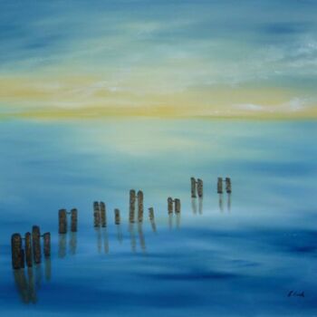 Peinture intitulée "Largons les Amarres" par Elisa Cook Benbassat Bassat, Œuvre d'art originale, Autre