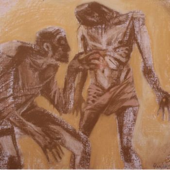 Malerei mit dem Titel "Tomas" von Paulus Hoffman, Original-Kunstwerk, Andere