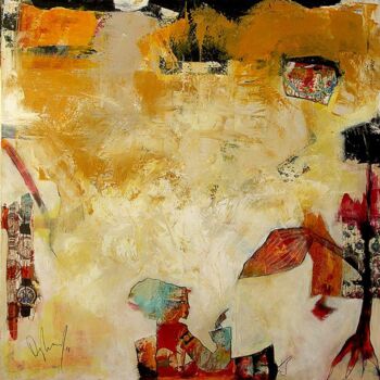 Peinture intitulée "l'arbre......." par Valérie Depadova, Œuvre d'art originale, Acrylique