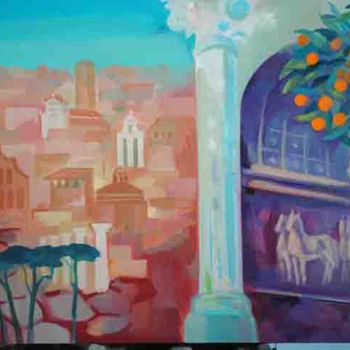 Painting titled "Roma" by Laine Kainaize, Original Artwork