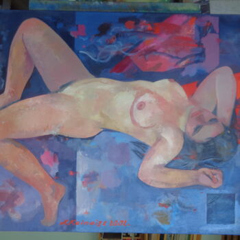 Peinture intitulée "Wild Dreams" par Laine Kainaize, Œuvre d'art originale, Huile