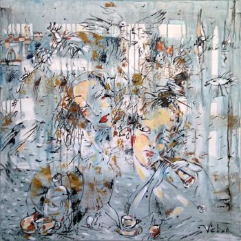제목이 "Song for the mornin…"인 미술작품 Oksana Veber로, 원작, 기름